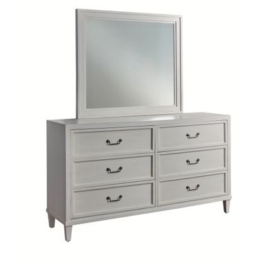 Dunescape Mirror In White