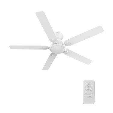 Dunkirk 52 Inch 5-Blade Ceiling Fan with Remote In White