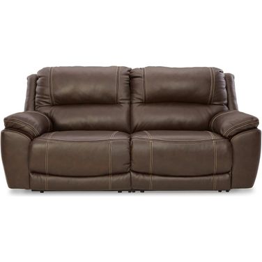 Dunleith Power Reclining Loveseat In Chocolate