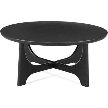 Dunnigan Round Cocktail Table In Black
