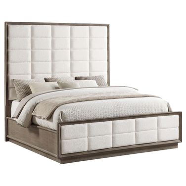Durango 77 Inch Eastern King Panel Bed In Washed Oak