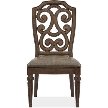Durango Dining Side Chair With Upholstered Seat Set of 2