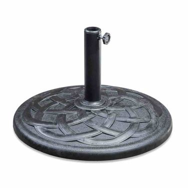 Duro Round Umbrella Base In Black
