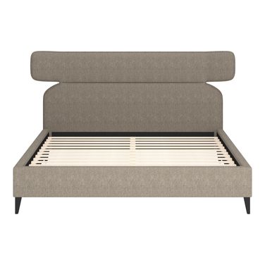 Dusa King Bed In Olive Brown