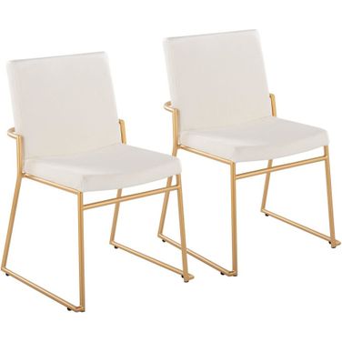Dutchess Dining Chair Set of 2 In Cream