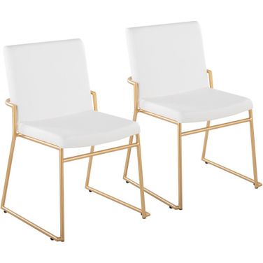 Dutchess Dining Chair Set of 2 In White
