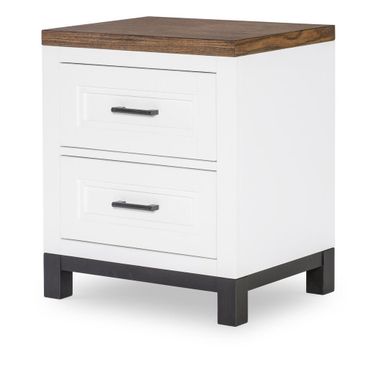 Dutton 2 Drawer Nightstand In Natural White