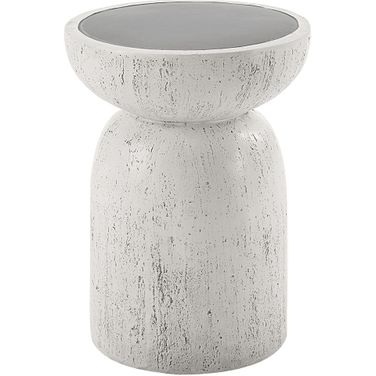 Dylana Accent Table In Natural Gray