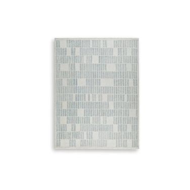 Dylanton 7'8" x 10' Area Rug In Ivory and Blue