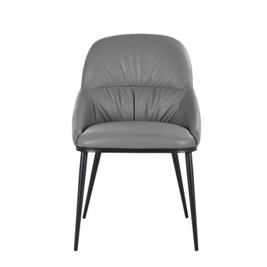 E Kora Chair Set of 2 In Charcoal Grey