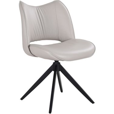 E Shiga Swivel Chair In Grey