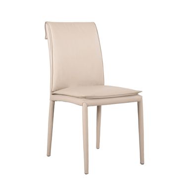 E Togo Dining Chair Set of 2 In Light Mocha