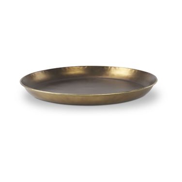 Eagan Aluminium Large Tray In Brass