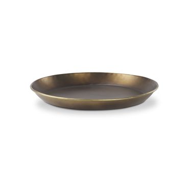 Eagan Aluminium Medium Tray In Brass
