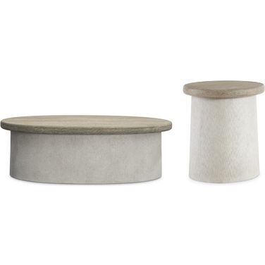 Easley Occasional Table Set In Beige and Tan