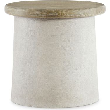 Easley Side Table In Beige and Tan