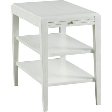 East Camden Chairside Table In Pearl