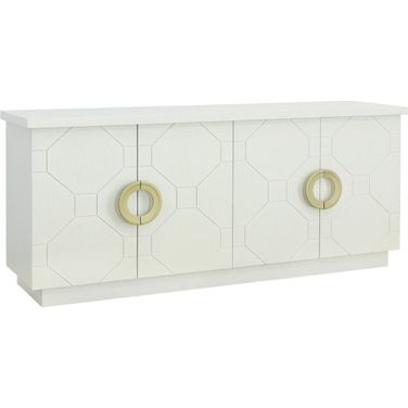 East Camden 78 Inch Credenza In Pearl