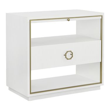 East Camden Nightstand In Pearl