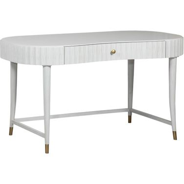 East Camden Vanity Desk In Pearl