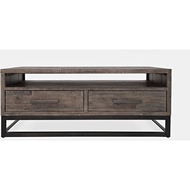 East Hampton 48 Inch Coffee Table In Distressed Grey