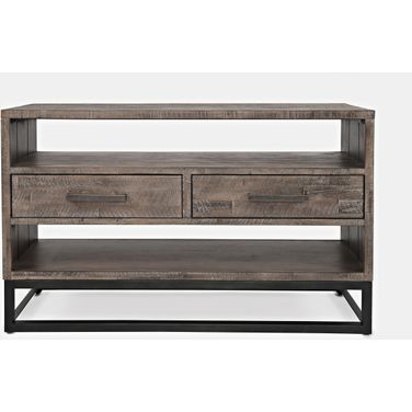 East Hampton Sofa Table In Distressed Grey