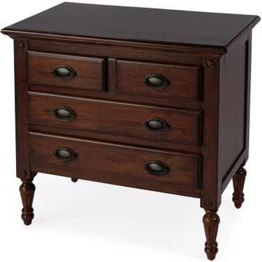 Easterbrook 4 Drawer Chest In Dark Brown