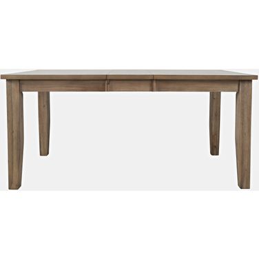 Eastern Tides 66 Inch Extendable Dining Table In Bisque