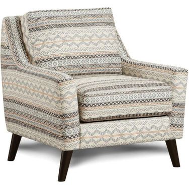 Eastleigh Tribal Accent Chair In Multi