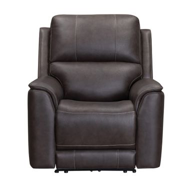 Easton Zero Gravity Power Recliner with Headrest and Foodrest In Steamboat Brown