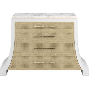 Eave Accent Chest In White