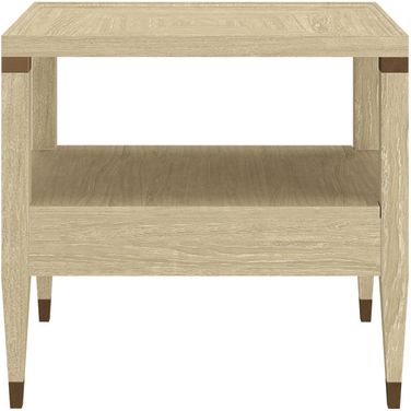 Eave Drawer End Table In Sundrenched Oak and Natural Oak
