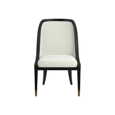 Eave Hostess Dining Chair In Ebony Black
