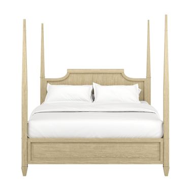 Eave King Panel Bed In Sundrenched Oak and Natural Oak