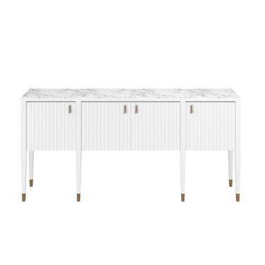Eave Stone Top Sideboard In White