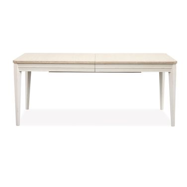 Echo Isles Extendable Rectangular Dining Table In Sea Pearl and Driftwood