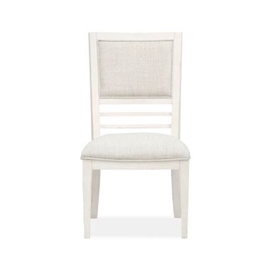 Echo Isles Upholstered Side Chair Set of 2 In Sea Pearl and Driftwood