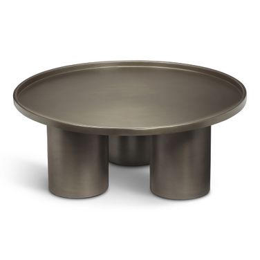 Eclat Sofia Industrial Coffee Table In Nickel