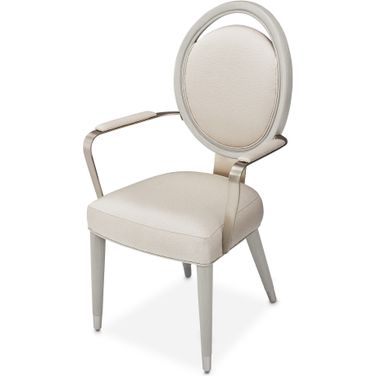 Eclipse Arm Chair Set Of 2 In Moonlight