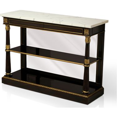 Eclipse Console Table In Ebony and Ivory