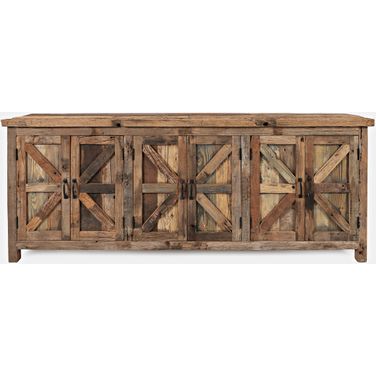 Eden Prairie 84 Inch Accent Cabinet In Brown