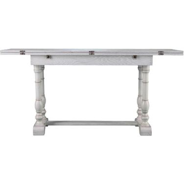 Edenderry Farmhouse Folding Trestle Console To Dining Table