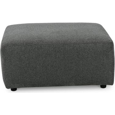 Edenfield Oversized Accent Ottoman In Charcoal