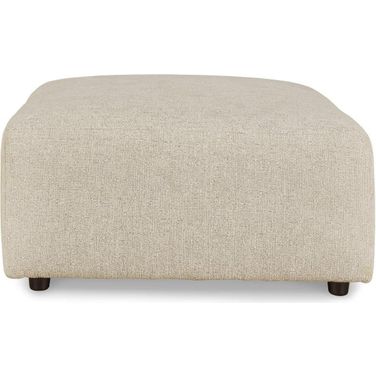Edenfield Oversized Accent Ottoman In Linen
