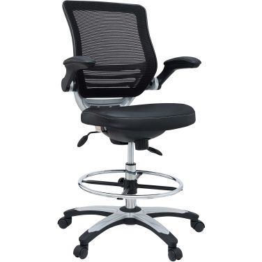 Edge Black Drafting Chair