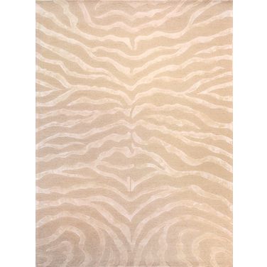 Edgy Collection Hand-Tufted Area Rug- 4' x 6' In Ivory