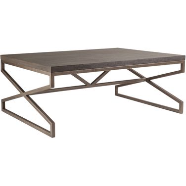 Cohesion Program Edict Rectangular Cocktail Table In Grigio