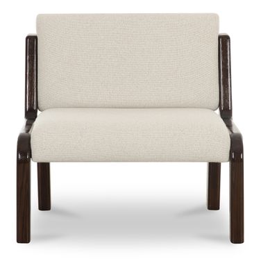 Edie Accent Chair In Flecked Ivory