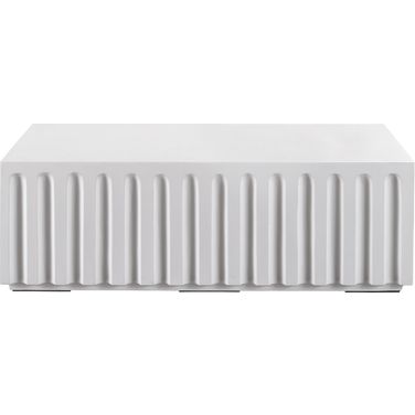 Edisto Cocktail Table In White