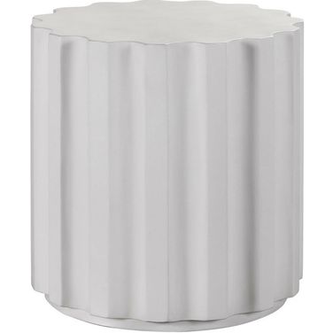 Edisto Side Table In White